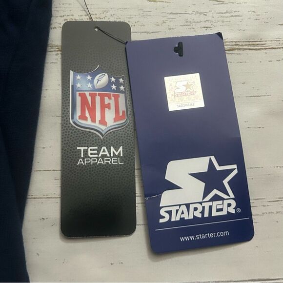 Starter Dallas Cowboys Baseball Jersey Blue Size Men’s Large - Picture 3 of 8